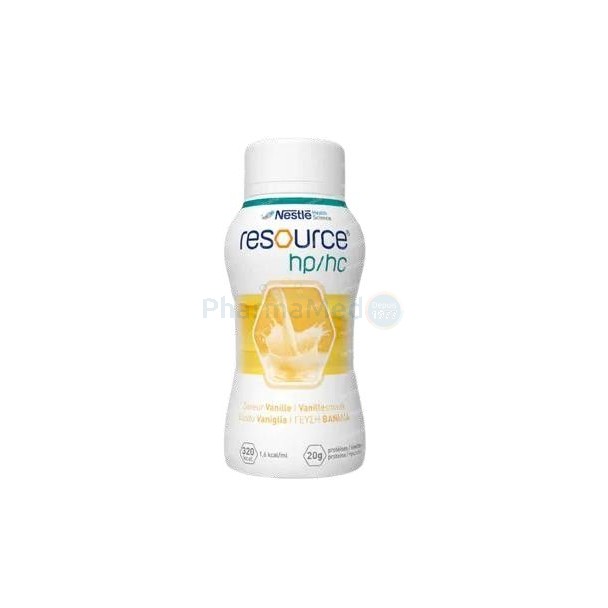 Nestlé RESOURCE HP/HC - Hyperproteïnedrank - Vanille - 4x200ml