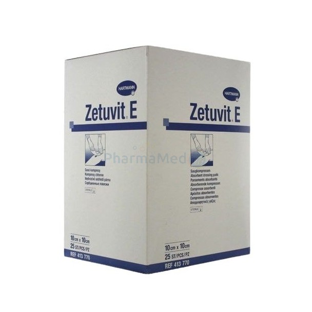 Compresses absorb. ST ZETUVIT E 10x10cm - 25pc