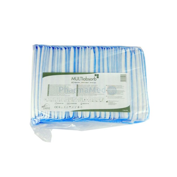 Compresses absorb. NS ZARYS 10x20cm ...(50pc)