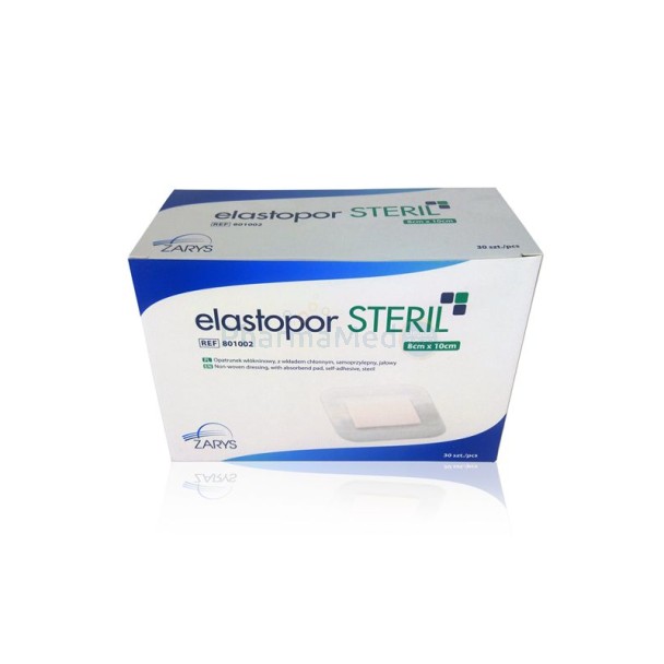 ELASTOPOR ST pans. post-op ZARYS 8x10cm /30pc