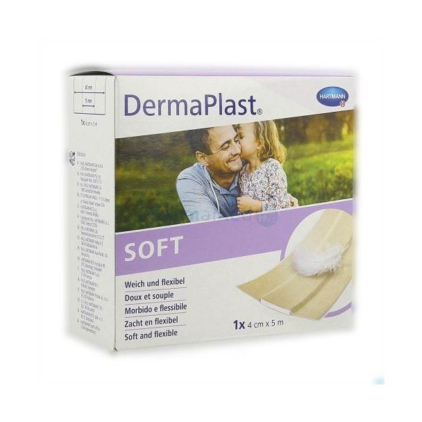 DERMAPLAST Soft 4cmx5m - 1rl