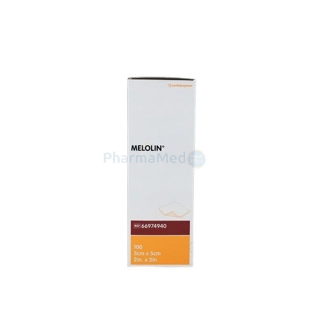 Compr. non adh. ST MELOLIN 5x5cm - 100x1pc