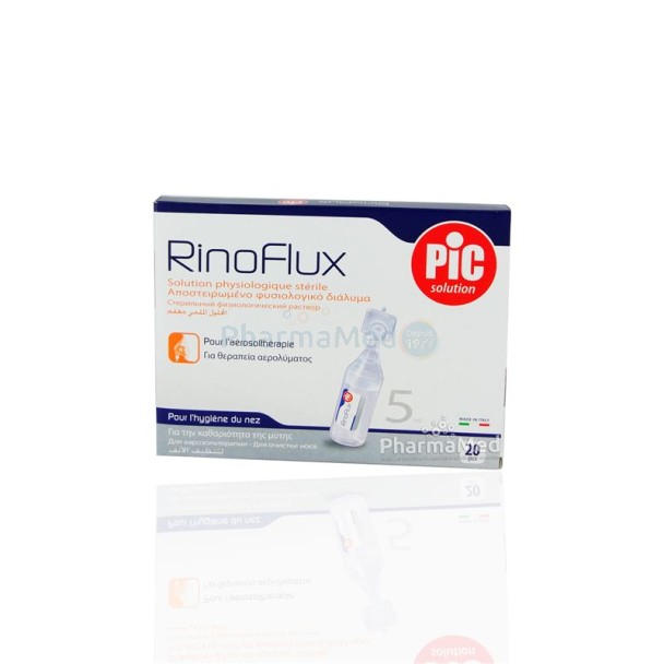 Serum physiologique NACL9% flapule PIC  (5ml) - 20pc