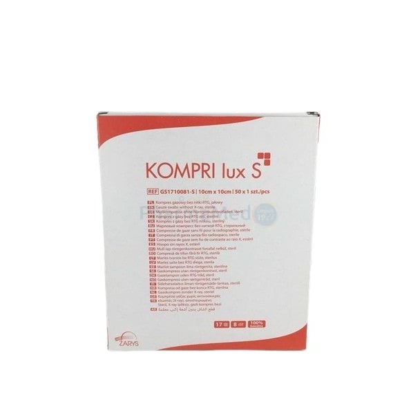 Compresses gaze ST ZARYS 5/1 10x10cm (50x1pc)