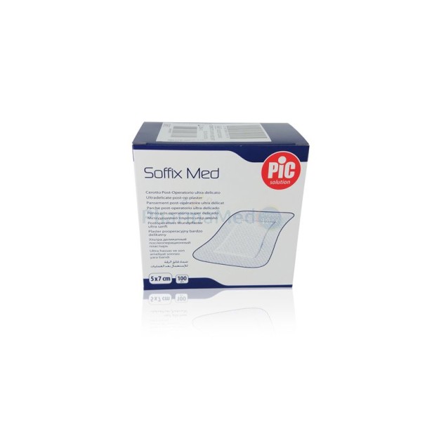 SOFFIX Med pansement post-op. 5x7cm -100pc