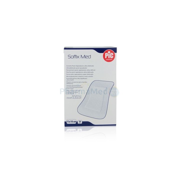 SOFFIX Med 10x15cm pans. adhés. hypo. - 50 pc