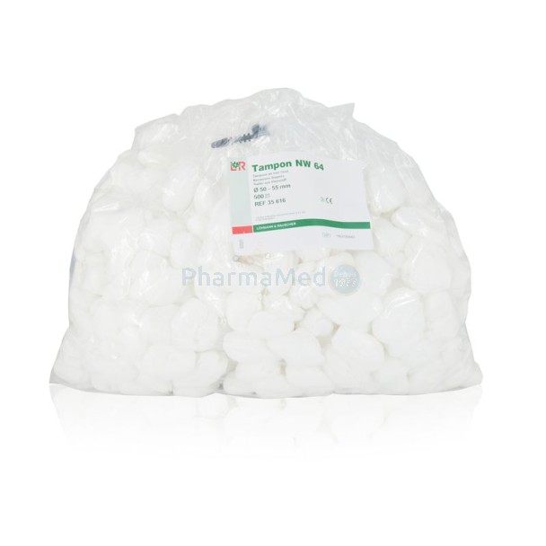 Tampons non tissés NS 35616 diam. 5cm - 500pc