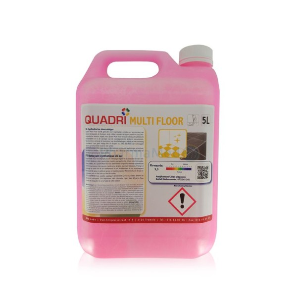 QUADRI MULTI FLOOR ROSE nett. sol délicat 5L