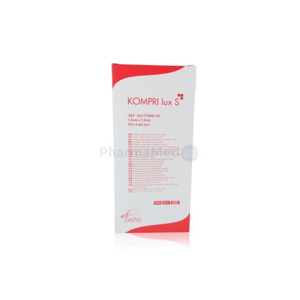 Compresses gaze ST ZARYS 3/3 7,5x7,5cm (50x3)