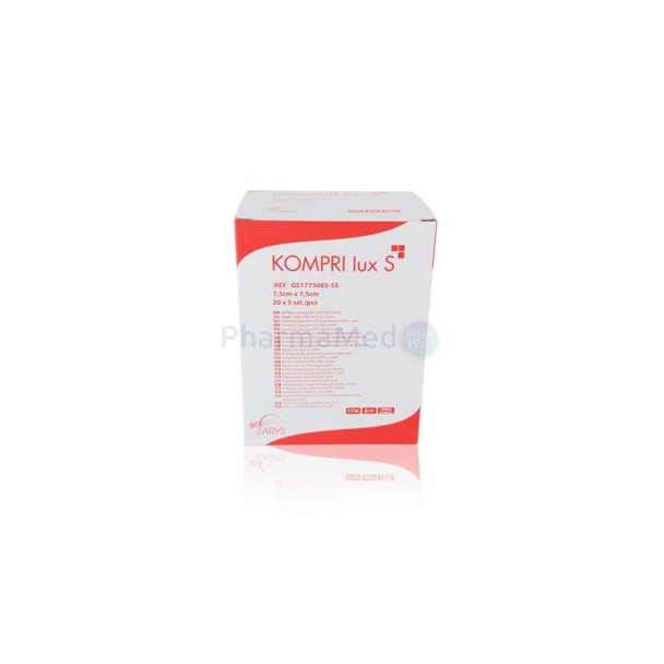 Compresses gaze ST ZARYS 3/5 7,5x7,5cm (20x5)