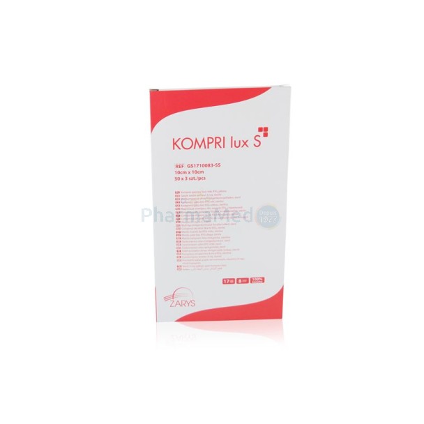 Compresses gaze ST ZARYS 5/3 10x10cm (50x3pc)