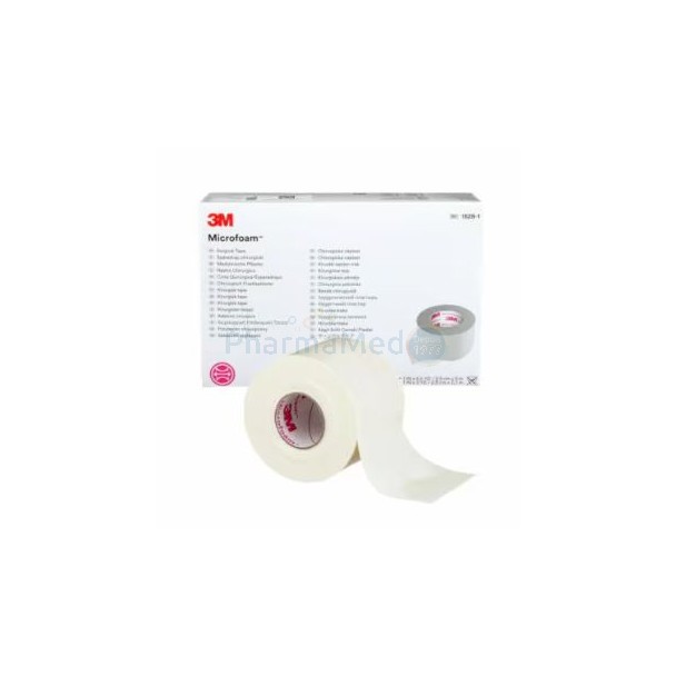 MICROFOAM 1528-1 pansement adhésif st 2,5cm x 5m - 12pcs