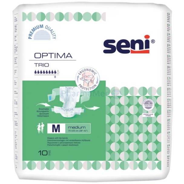 SENI OPTIMA Flex TRIO XLarge 8D Groen - 10st