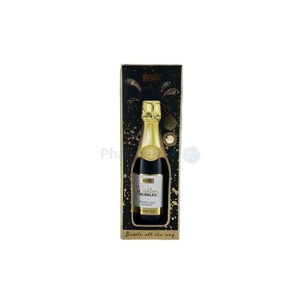 Shampoing champagne + fleur de douche - 300ml - noir/rose