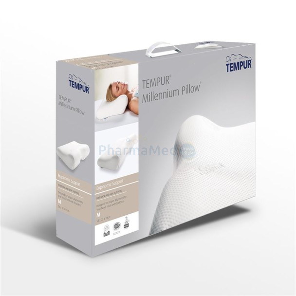 TEMPUR Oreiller Millenium Medium 54x32x11/6cm - 1pc