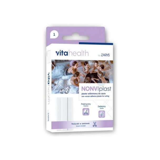 VITAHEALTH Nonviplast pans. d'urgence  6cmx1m + ciseaux - 1pc