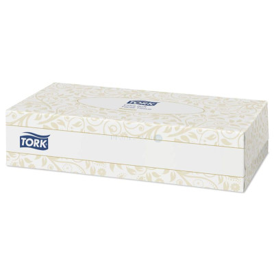 TORK Mouchoirs blancs 2plis - 100pc