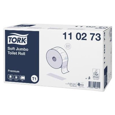 Pap. hyg. JUMBO TORK T1 360m 2plis - 6rlx
