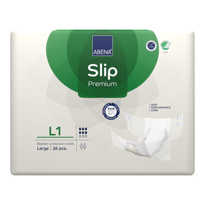 ABENA SLIP Premium Kleefluier L1 - 2500ml/8D - 26st