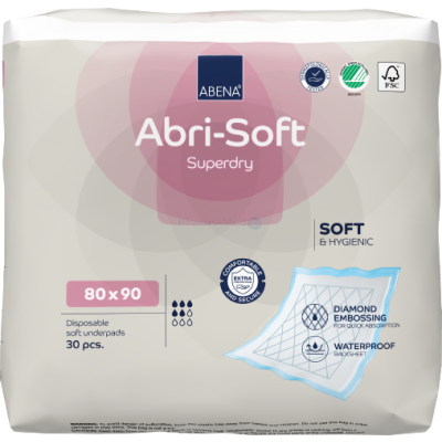 Onderlegger ABRI Soft Superdry 1600ml 80x90cm - 30st
