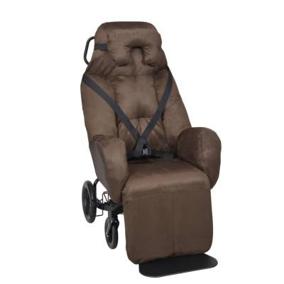 Fauteuil ELYSEE II Cacao électrique - T10 - 4 roues