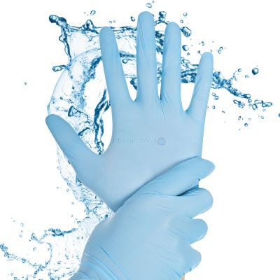 Nitrilhandschoenen voor natte handen Rapid-On blauw - 100st - X-Large