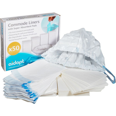 Protège seau/panne de lit avec tampons absorbants - 50pc