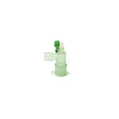 Raccord coudé fixe 22M/15F-15M + prise luer lock avec capuc