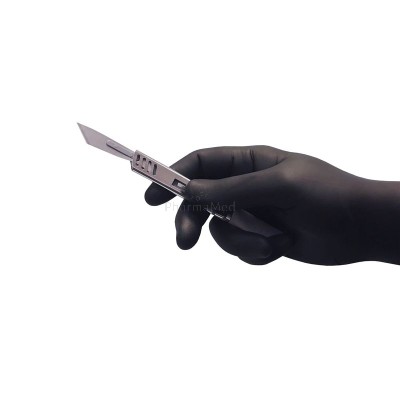 Gant Nitrile EASYCARE noir XSmall - 100 pcs
