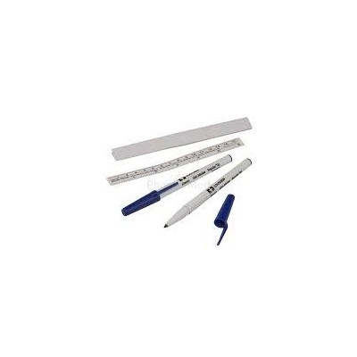 DEVON marqueur chirurgical pointe normale - sans règle/étiquettes - 50 pièces