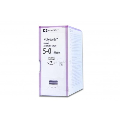 POLYSORB 5/0 Und PS-3 3/8 16mm 45cm - 36draden
